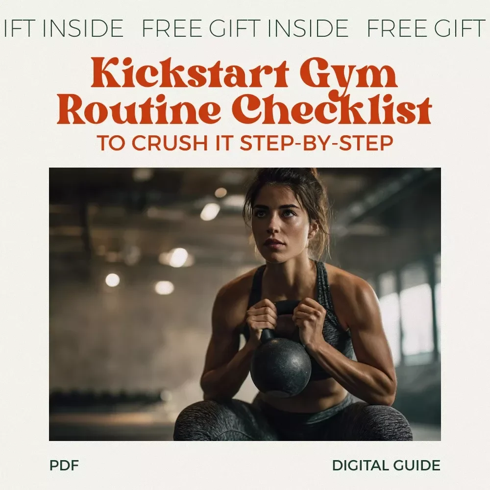 Kickstart Gym Routine Checklist to Crush It Step-by-Step – Beginner-Friendly Basic Gym Routine Planner, Printable Fitness Checklist, Simple Workout Organization Guide