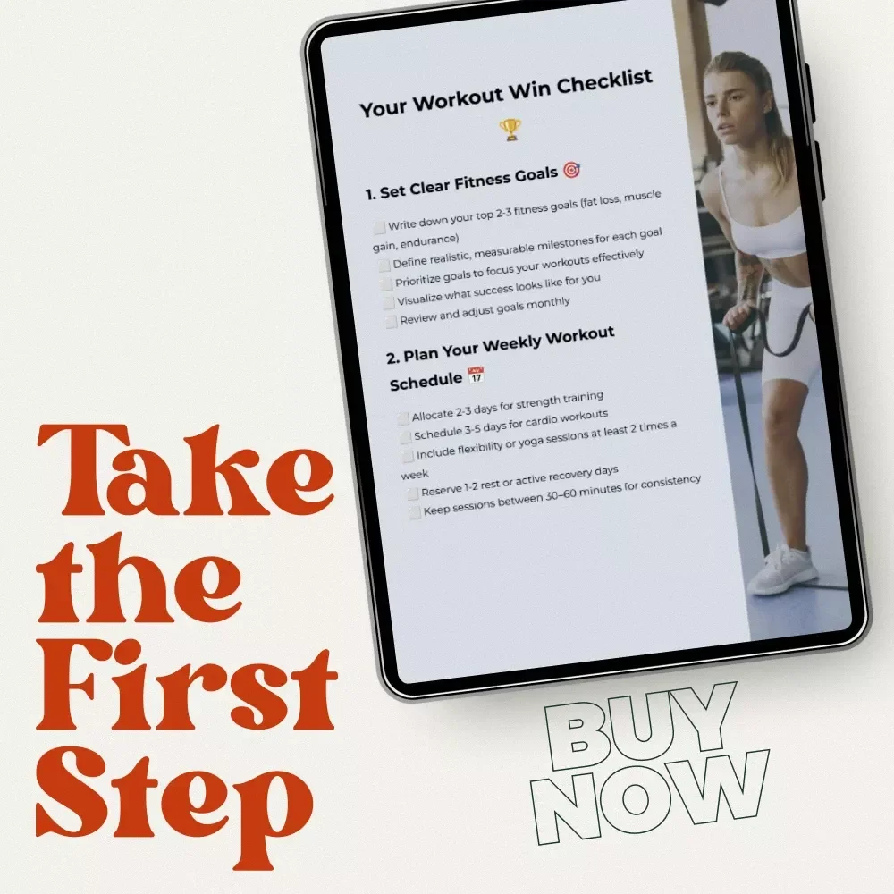 Your Workout Win Checklist – The Ultimate Guide to the Most Effective Workout Routine for Fat Loss, Muscle Gain & Consistency