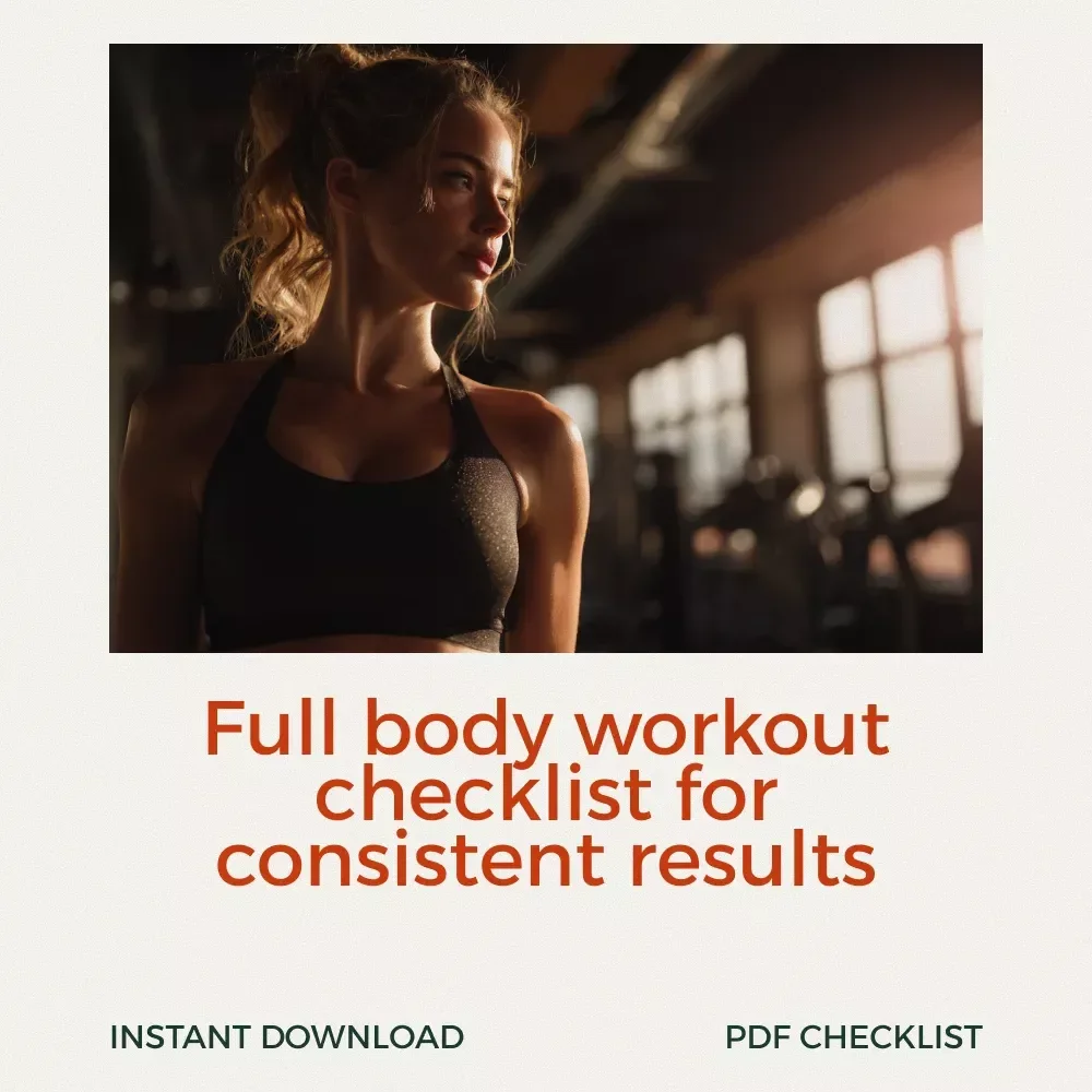 Stronger Every Day: Your Full Body Fitness Checklist – Full Body Workout Routine Guide for Strength, Balance & Motivation