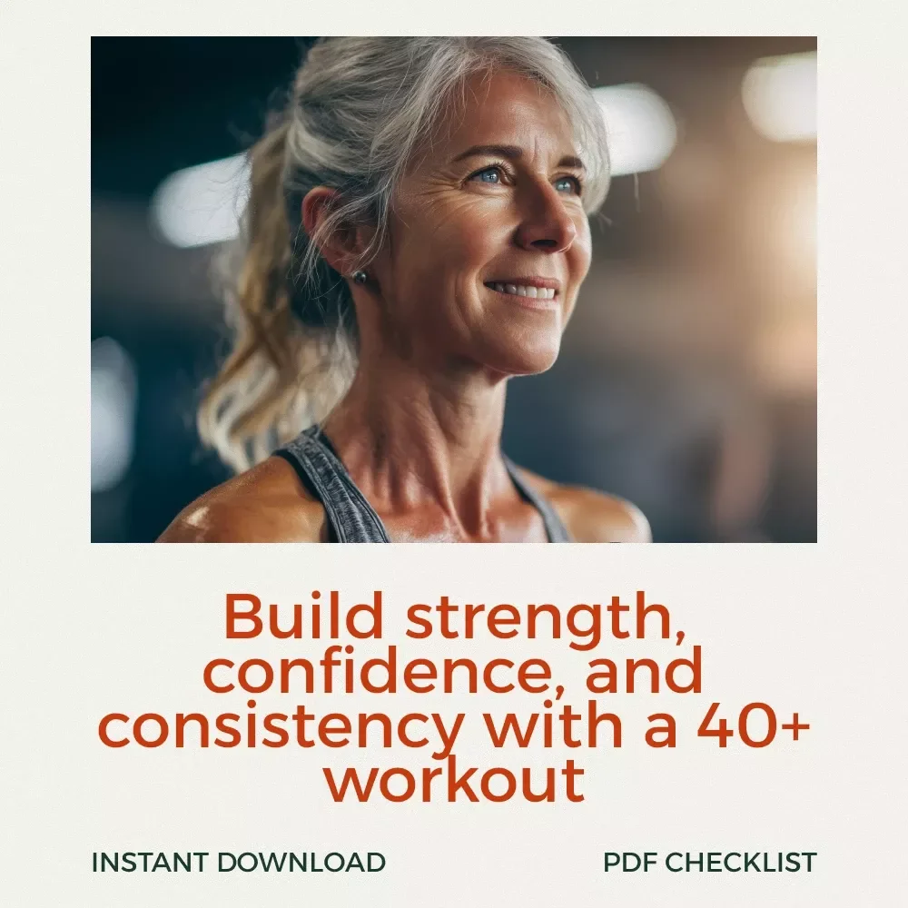 Your Over-40 Weight Training Game Plan: A Simple Checklist for Success