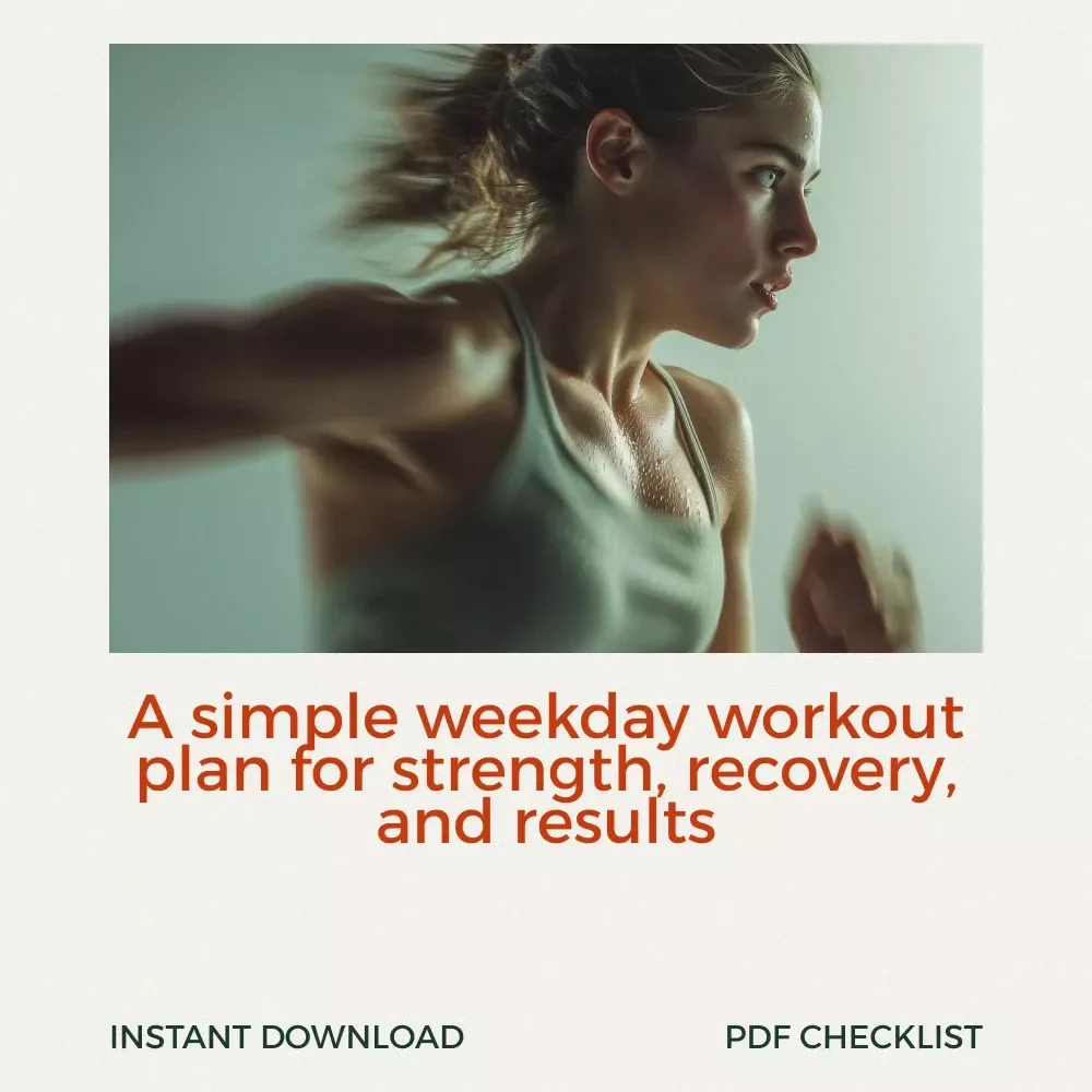 Your Weekday Warrior Workout Checklist: Your Perfect Monday to Friday Workout Routine