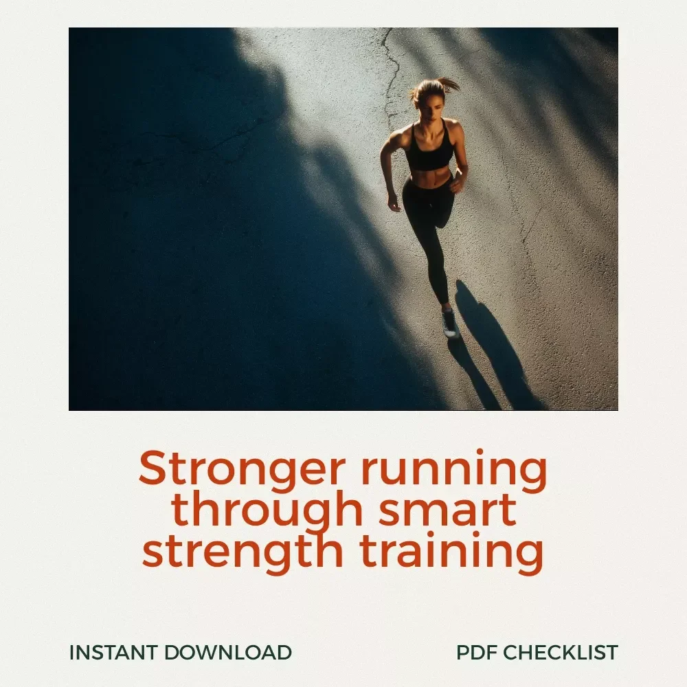 The Ultimate Strength Training Checklist for Lifelong Wellness & Speed | Digital Checklist for Strength Training Workouts for Runners, Build Power, Prevent Injury & Run Faster at Any Age