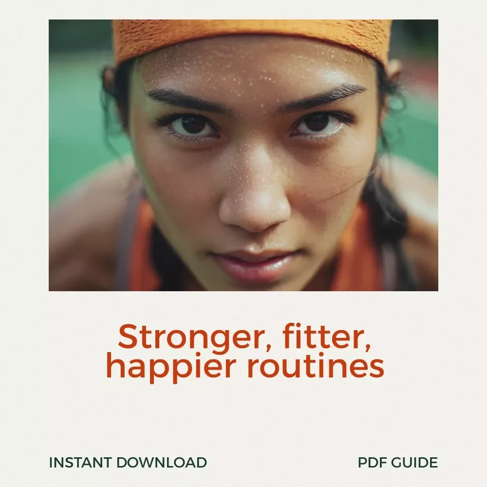 Stronger Fitter Happier: Your Ultimate Guide to the Best Fitness Routine, Consistency, and Sustainable Results Digital Download