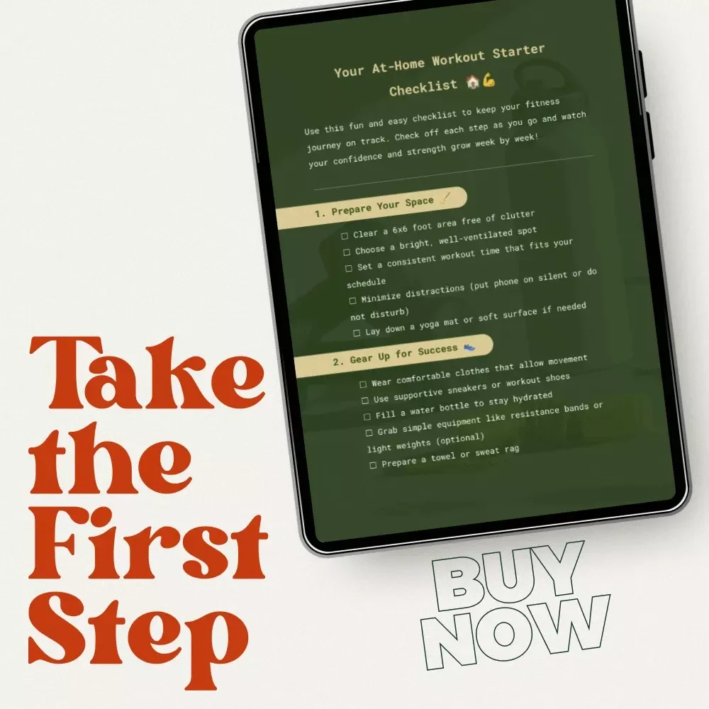 Your At-Home Workout Starter Checklist - A Simple, Step-by-Step Guide to Building Your Fitness Routine at Home