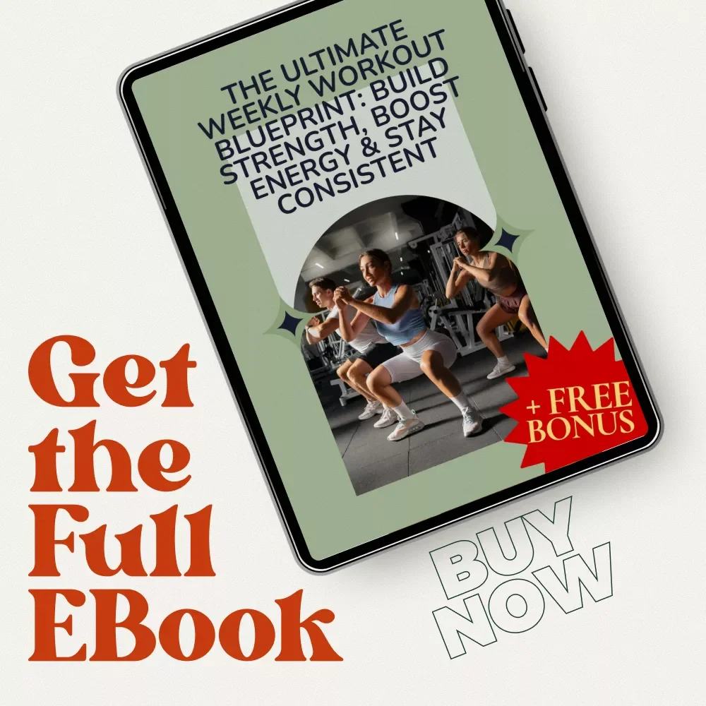 The Ultimate Weekly Workout Blueprint: Build Strength, Boost Energy & Stay Consistent | Weekly Workout Routine eBook