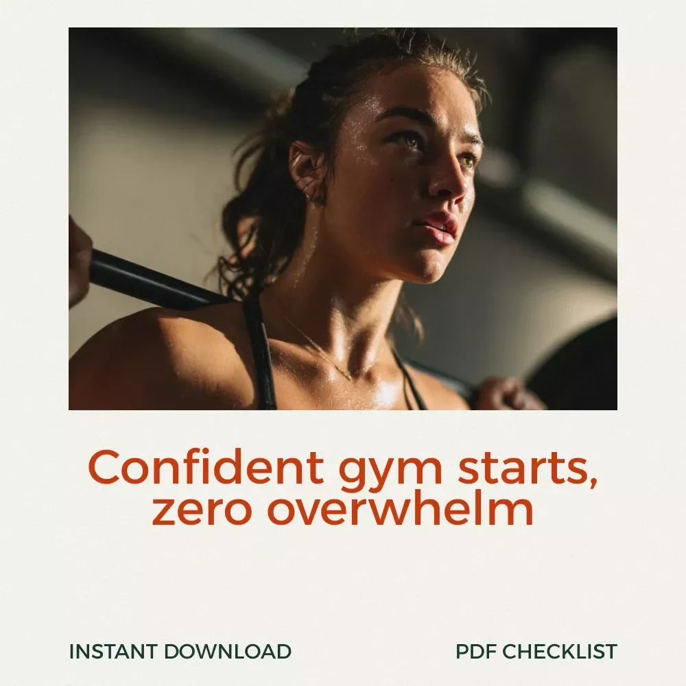 Your Gym Kickstart Checklist | Beginner-Friendly Gym Guide & Workout Routine for Beginners at Gym