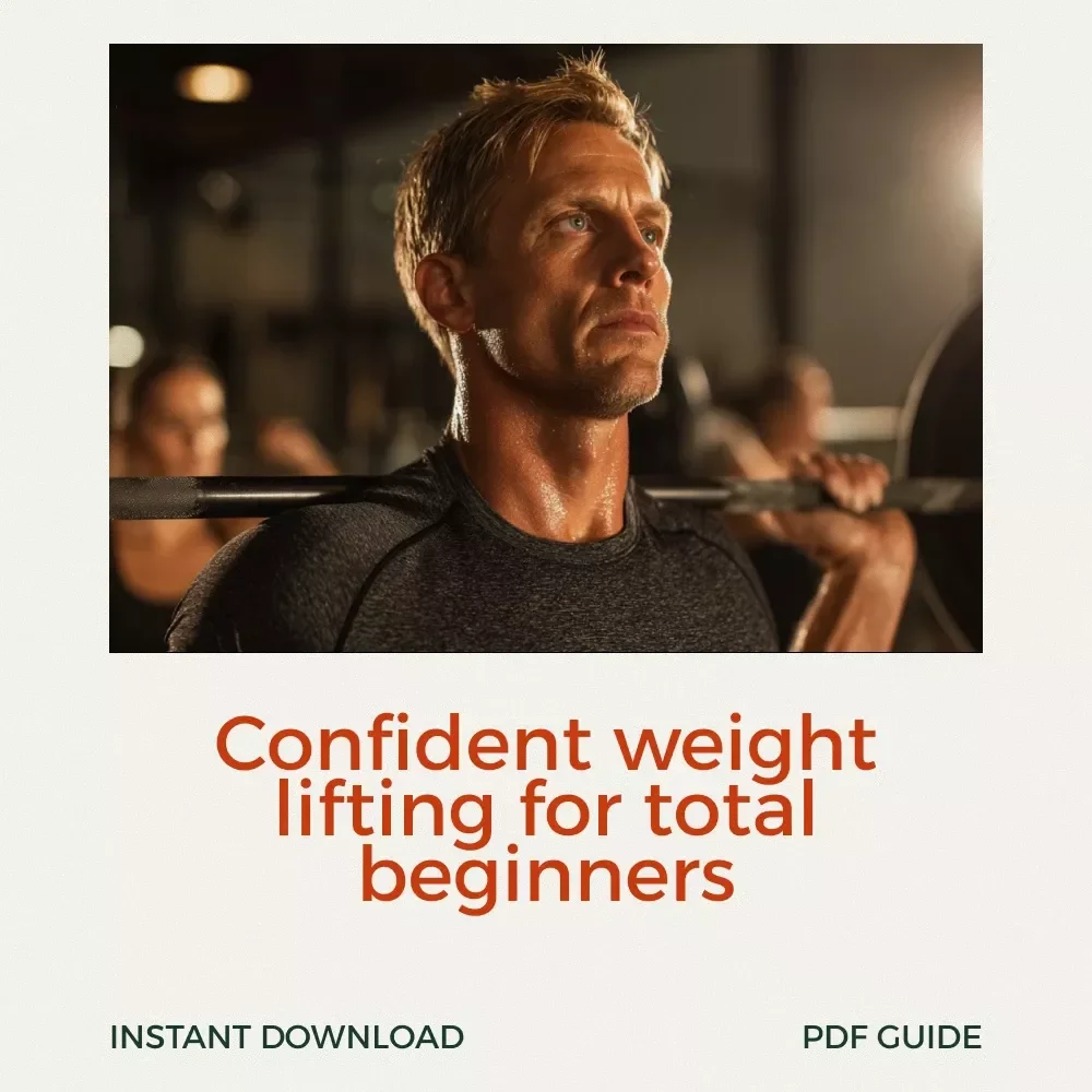Your No-Fail Guide to Starting Weight Lifting with Confidence | Beginner Strength Training eBook | Starter Weight Lifting Routine for Gym & Home