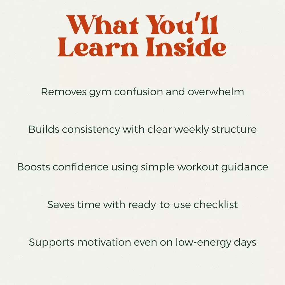 Kickstart Gym Routine Checklist to Crush It Step-by-Step – Beginner-Friendly Basic Gym Routine Planner, Printable Fitness Checklist, Simple Workout Organization Guide