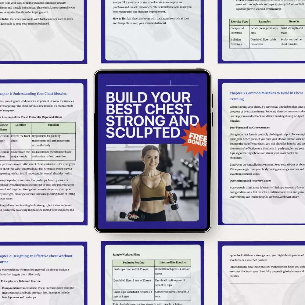 Build Your Best Chest Strong and Sculpted: Ultimate Chest Workouts Routine Guide for Maximum Strength and Muscle Growth