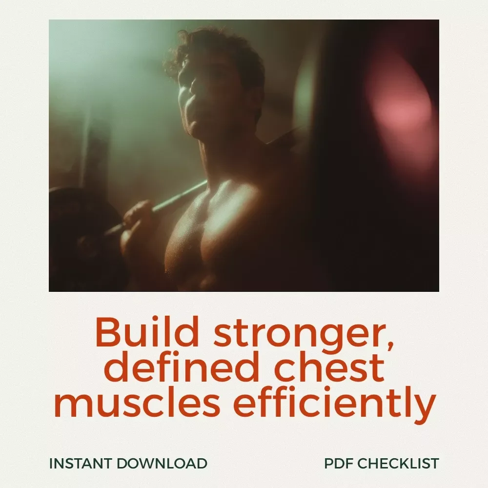 Build Your Best Chest Checklist – Ultimate Chest Workouts Routine Guide, eBook & Digital Checklist for Strength, Muscle Growth, and Posture