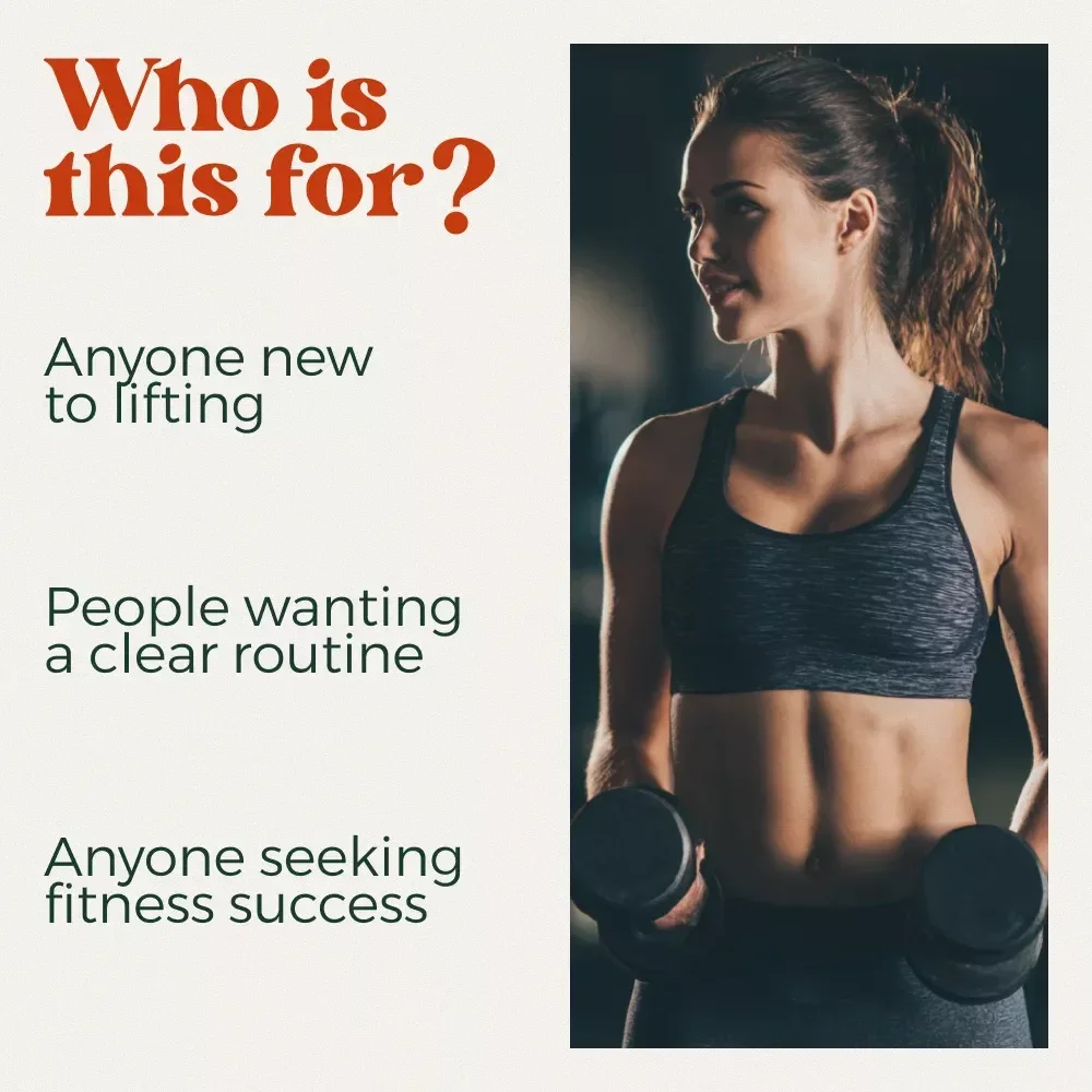Lift Your Way In – The Smart Beginner’s Path to Strength and Confidence | Starter Weight Lifting Routine Guide for Beginners