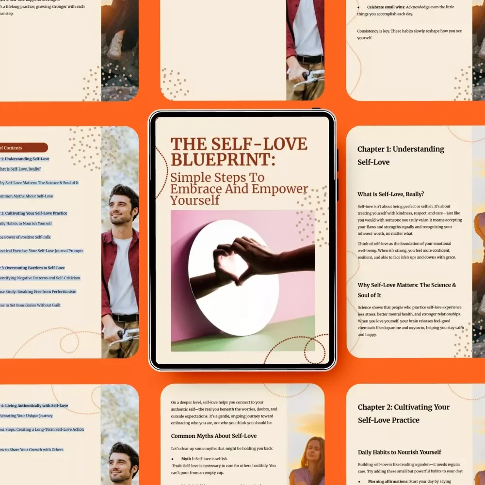 The Self-Love Blueprint: Simple Steps to Embrace and Empower Yourself – A Complete Guide to Building Self Love, Daily Habits, Positive Mindset & Personal Growth