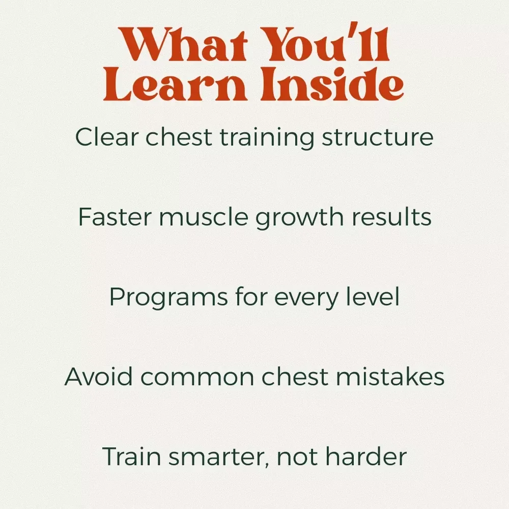 The Chest Workout Blueprint for All Levels | Chest Workouts Routine eBook for Beginners to Advanced Lifters