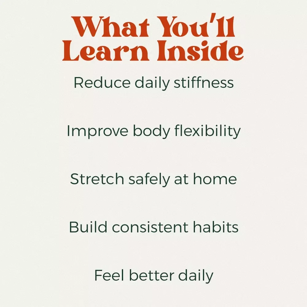 Feel Better Every Day with Stretching That Actually Works | Beginner Stretching Routine Checklist | Simple Daily Flexibility Guide for Busy Beginners
