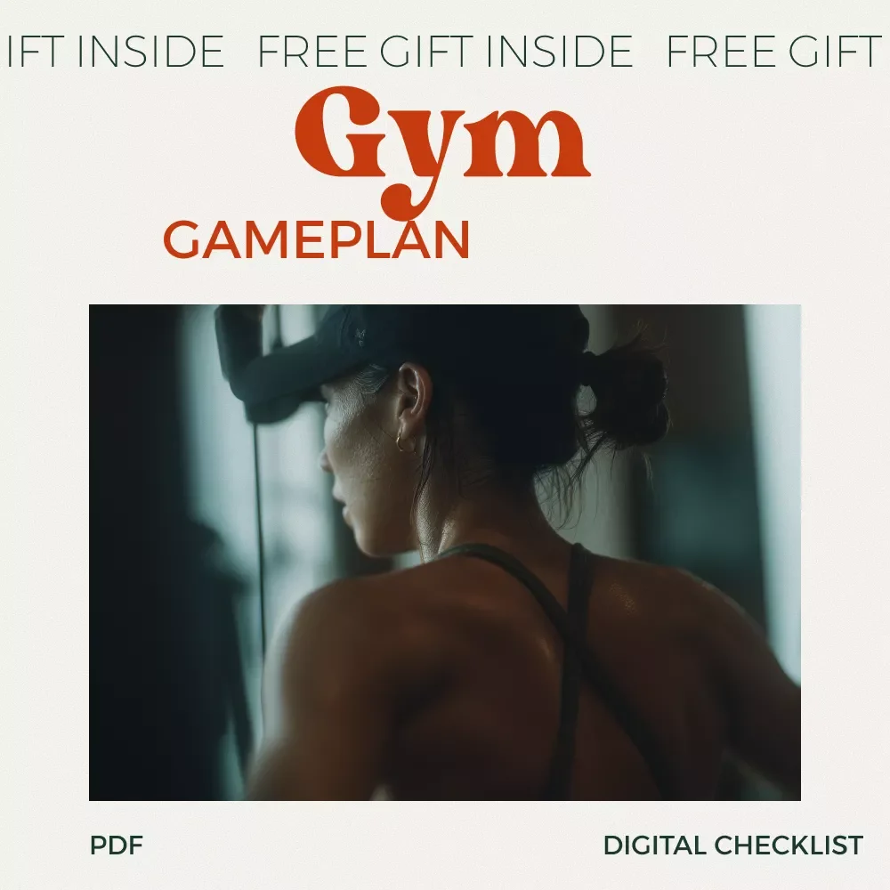 Your Gym Gameplan Checklist – Gym Exercise Routine Planner, Weekly Workout Tracker, Strength & Consistency Fitness Checklist