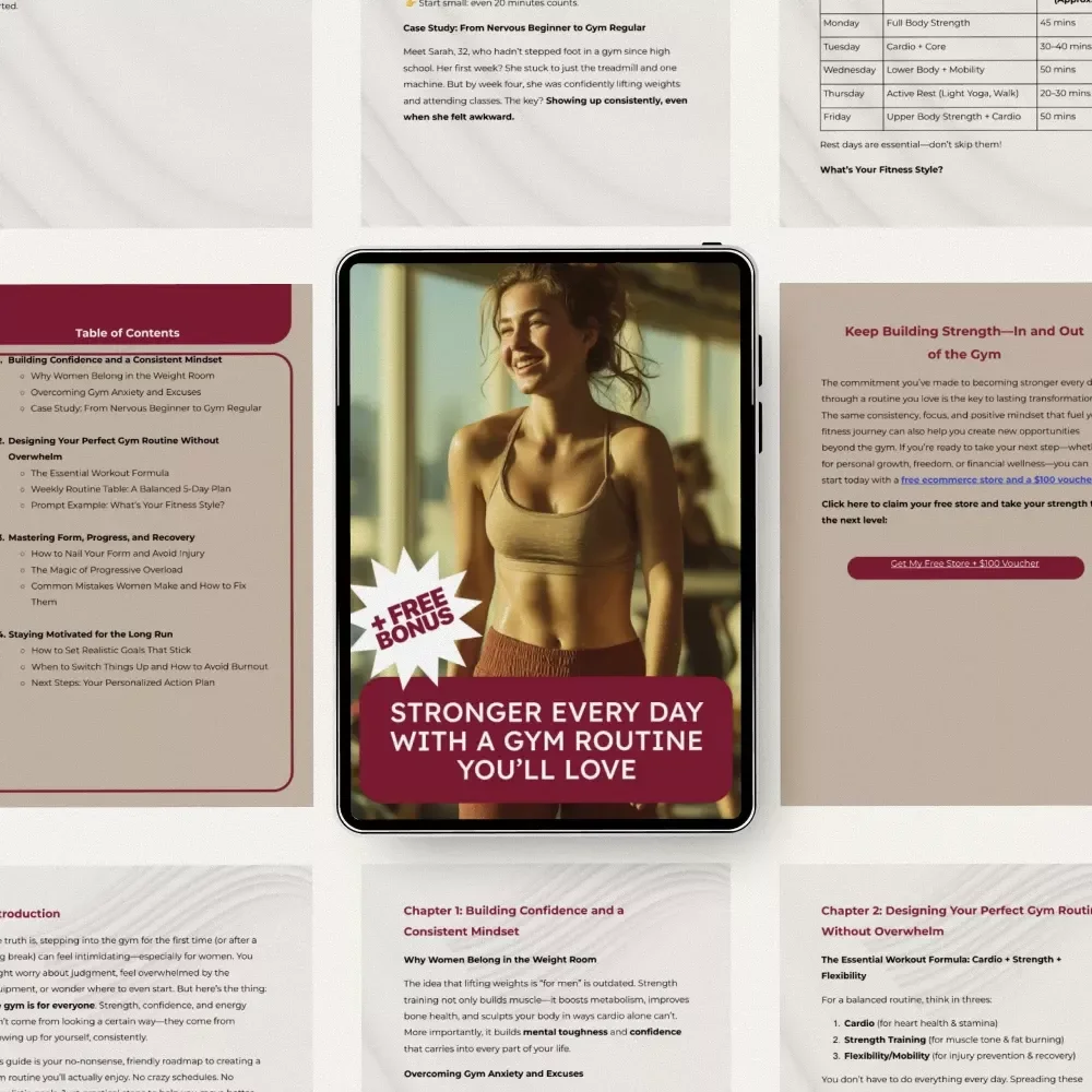 Stronger Every Day with a Gym Routine You’ll Love – Female Gym Routine Guide for Confidence, Strength & Consistency