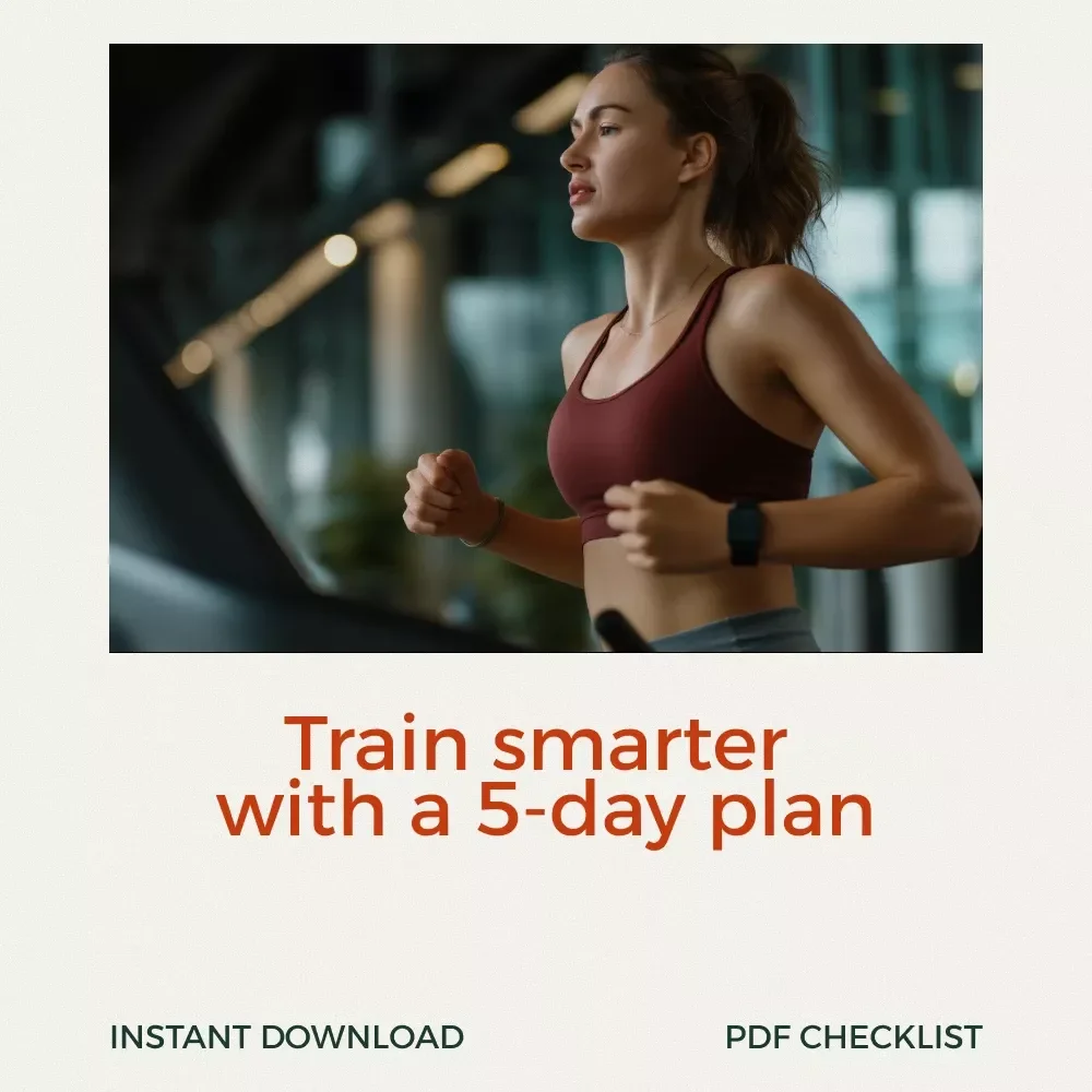 Your 5-day Compound Workout Checklist | 5 Day Compound Workout Routine Strength Training Planner | Printable Gym Checklist Digital Download