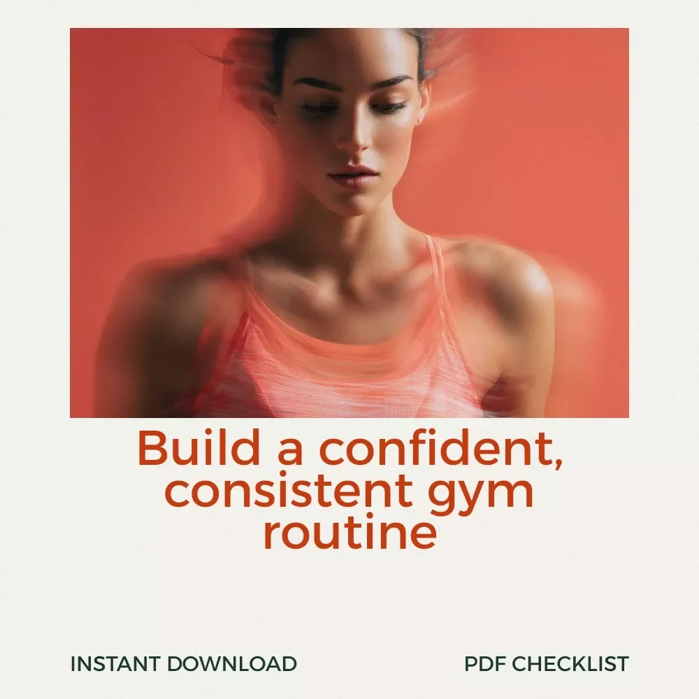 Your Strongest Self Starts Here: Female Gym Routine Checklist | Beginner-Friendly Workout Planner | Digital Fitness Download for Women