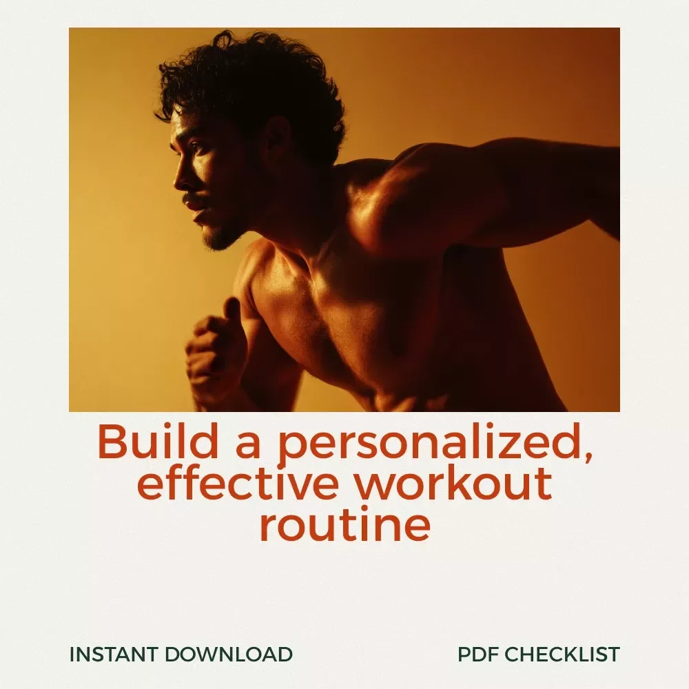 Stronger by Design Workout Builder Checklist - Build a Workout Routine with Purpose