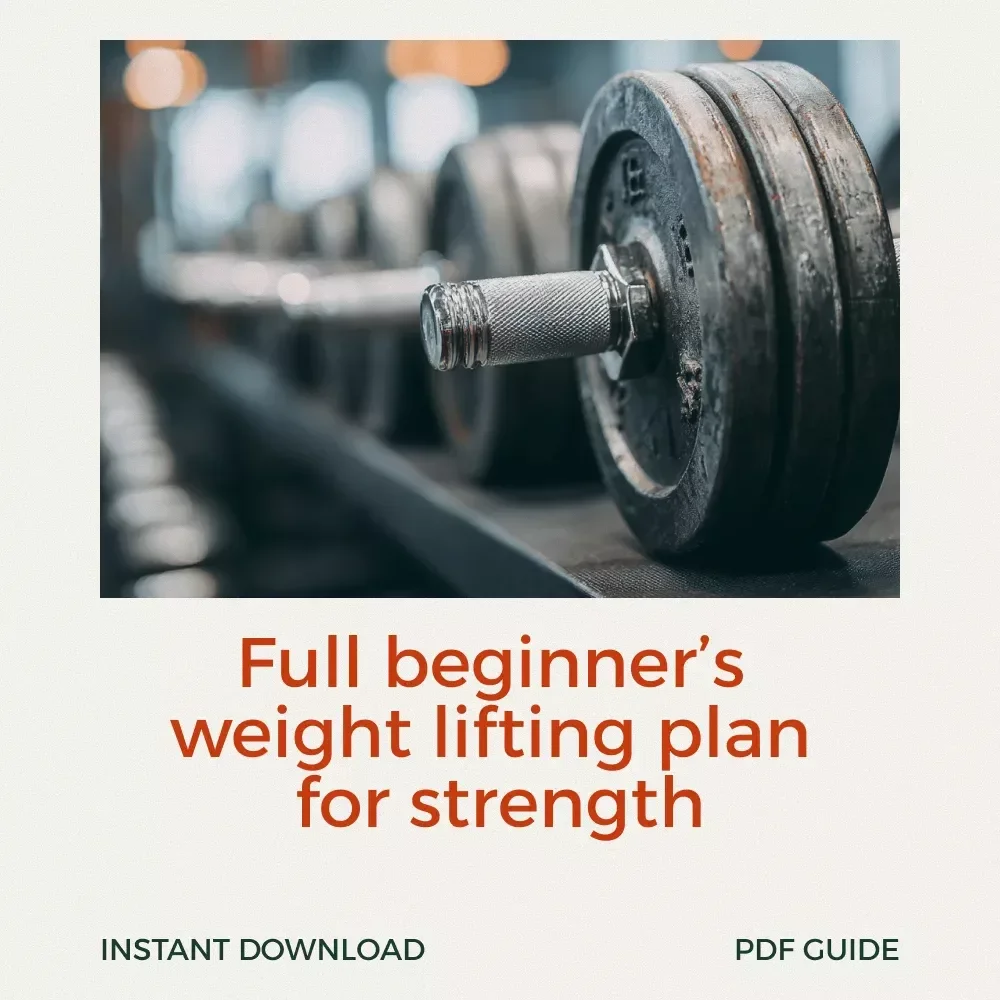 Lift Your Way In – The Smart Beginner’s Path to Strength and Confidence | Starter Weight Lifting Routine Guide for Beginners