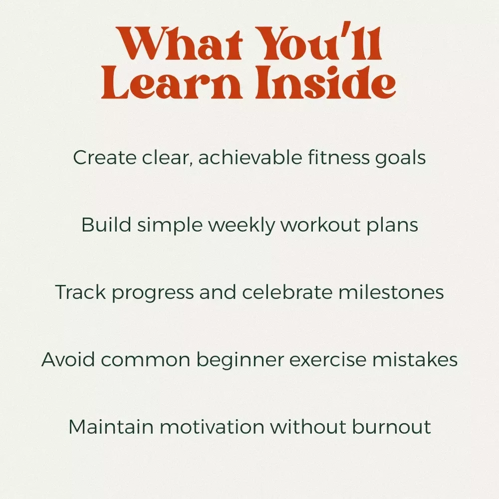 Your Starter Workout Success Checklist – Best Starter Workout Routine Planner, Printable Fitness Guide & Weekly Workout Tracker