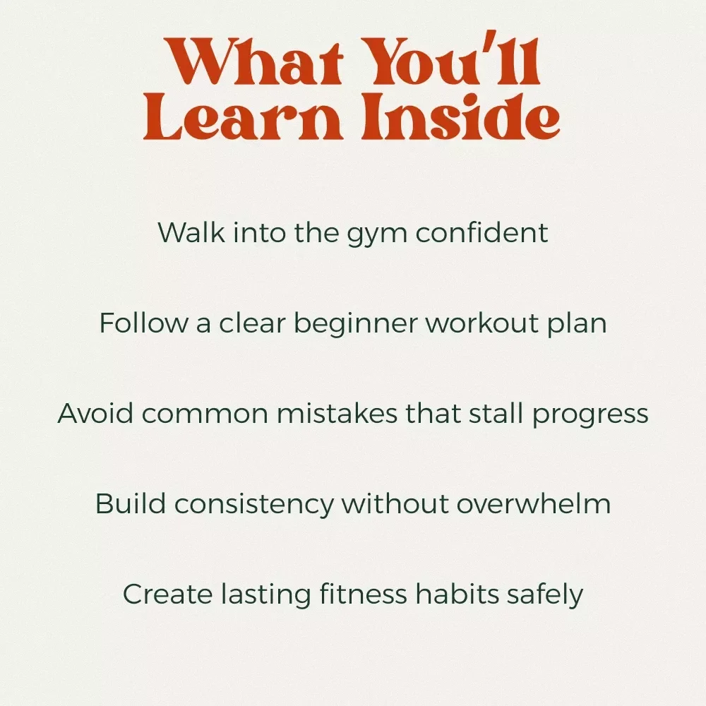 Stronger Starts Here — Your First Steps to a Basic Gym Routine | Beginner Fitness Guide & Gym Workout Planner