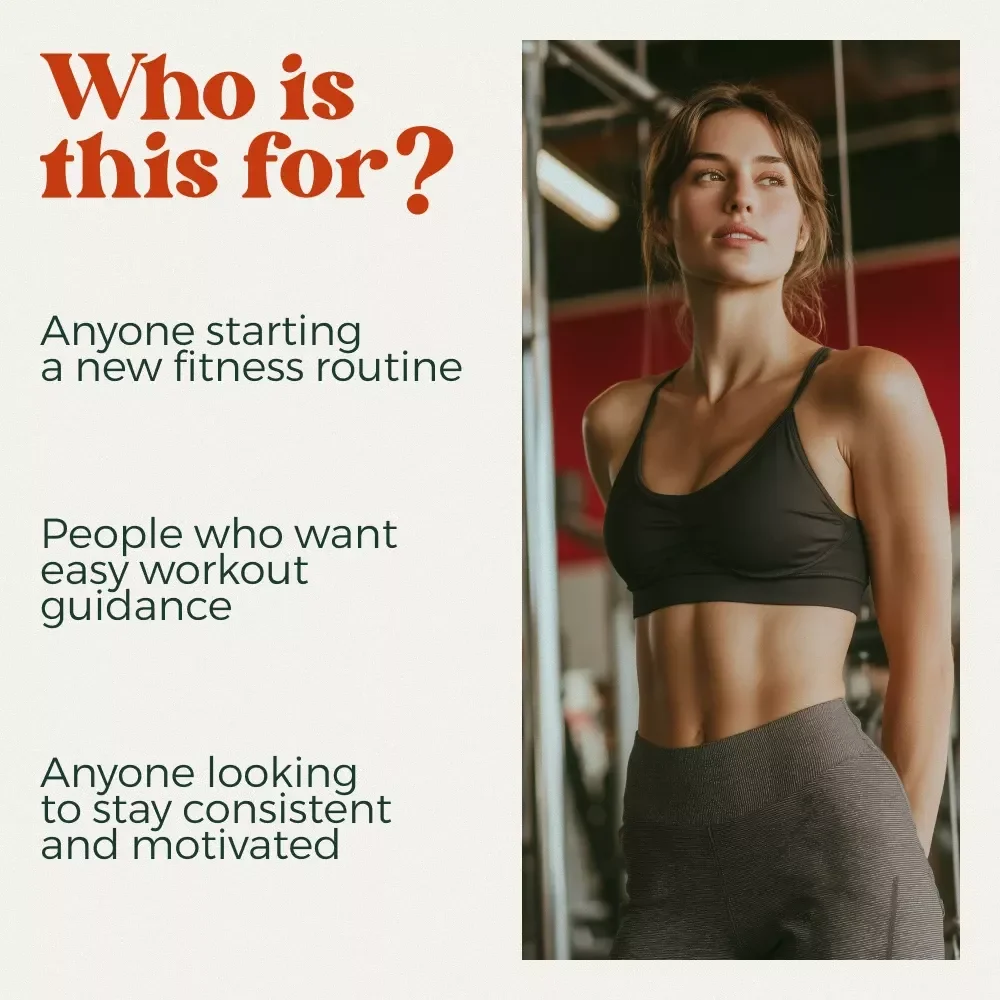 Your Starter Workout Success Checklist – Best Starter Workout Routine Planner, Printable Fitness Guide & Weekly Workout Tracker