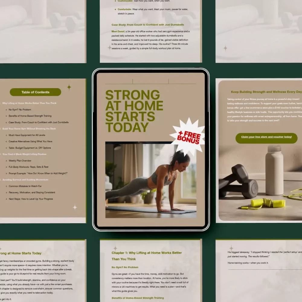 Strong at Home Starts Today: Your Ultimate Home Weight Lifting Routine Guide