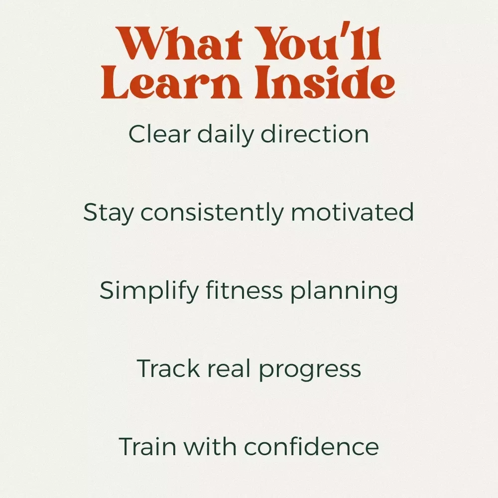 Your Lean, Mean Checklist: A Roadmap to Success 💪 | Printable Fitness Checklist & Workout Routine to Get Lean | 30-Day Lean Planner Digital Download