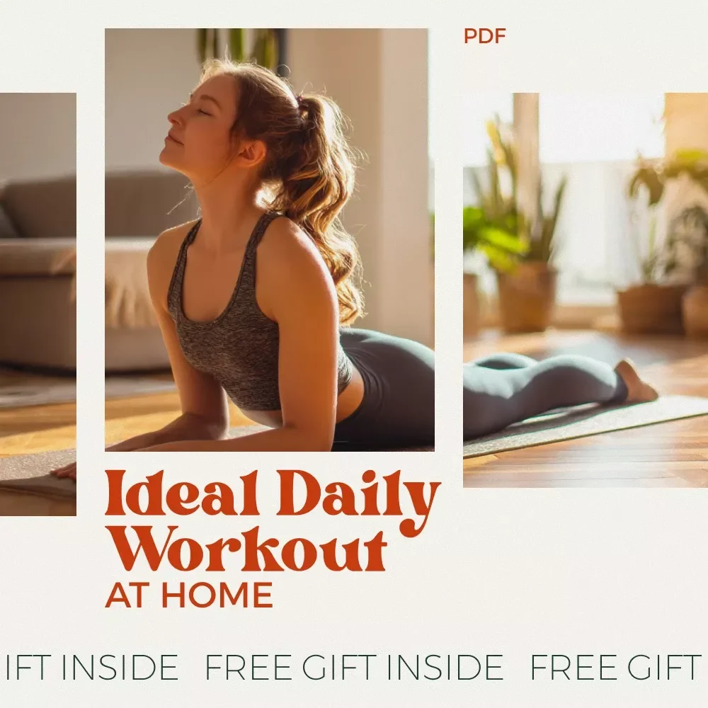 Your Ideal Daily Workout at Home Checklist – Simple Daily Workout Routine at Home Planner, Printable Fitness Habit Tracker, Digital Download