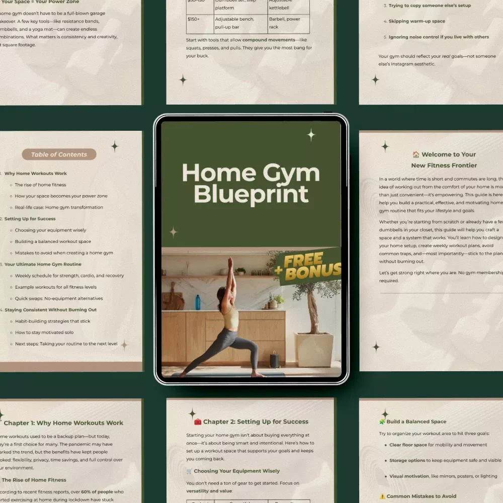 Home Gym Blueprint: Complete Guide to Your Perfect Home Gym Routine