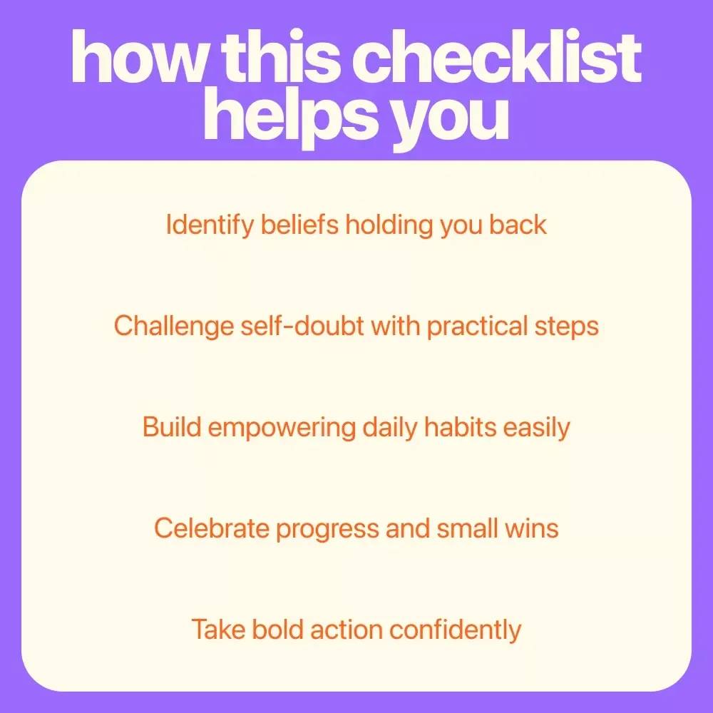 Break the Chains: Your 8-Step Action Plan to Crush Limiting Beliefs – Practical Checklist to Overcome Limiting Beliefs