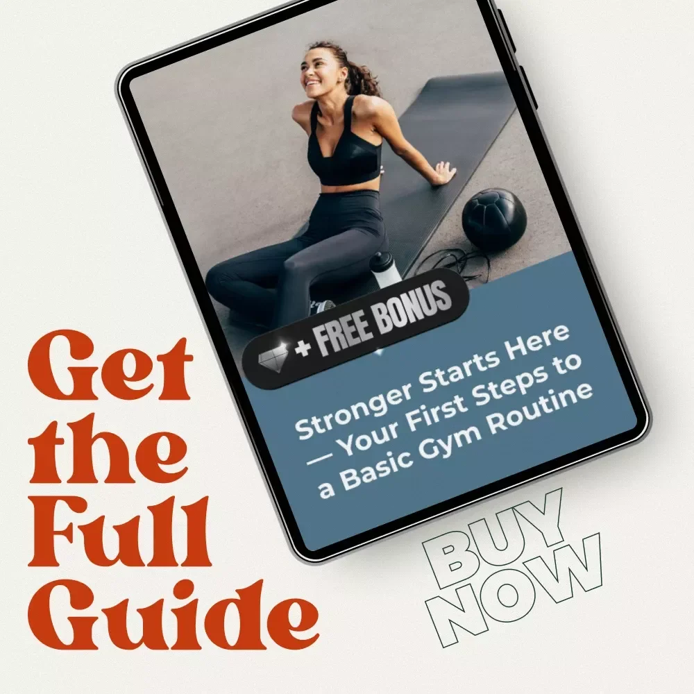 Stronger Starts Here — Your First Steps to a Basic Gym Routine | Beginner Fitness Guide & Gym Workout Planner