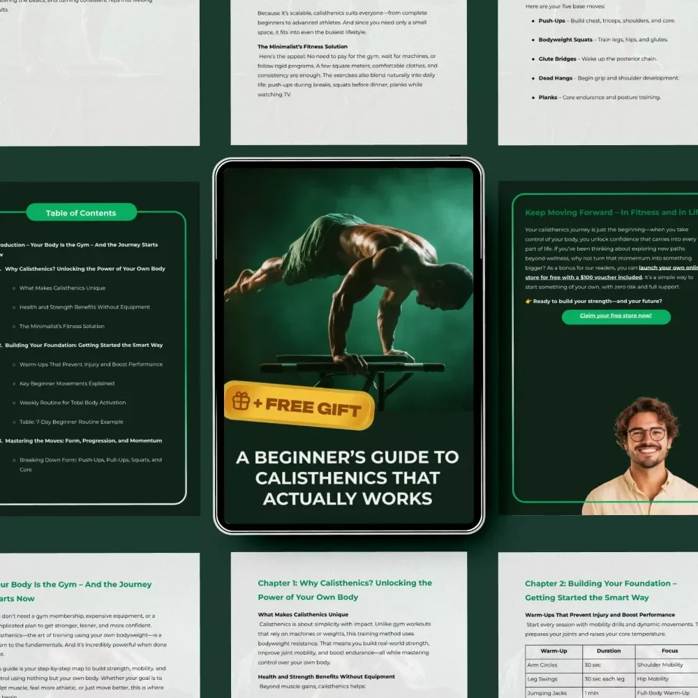 A Beginner’s Guide to Calisthenics That Actually Works | Simple At-Home Bodyweight Training Guide for Beginners | Step-by-Step Calisthenics Routine Beginner Friendly