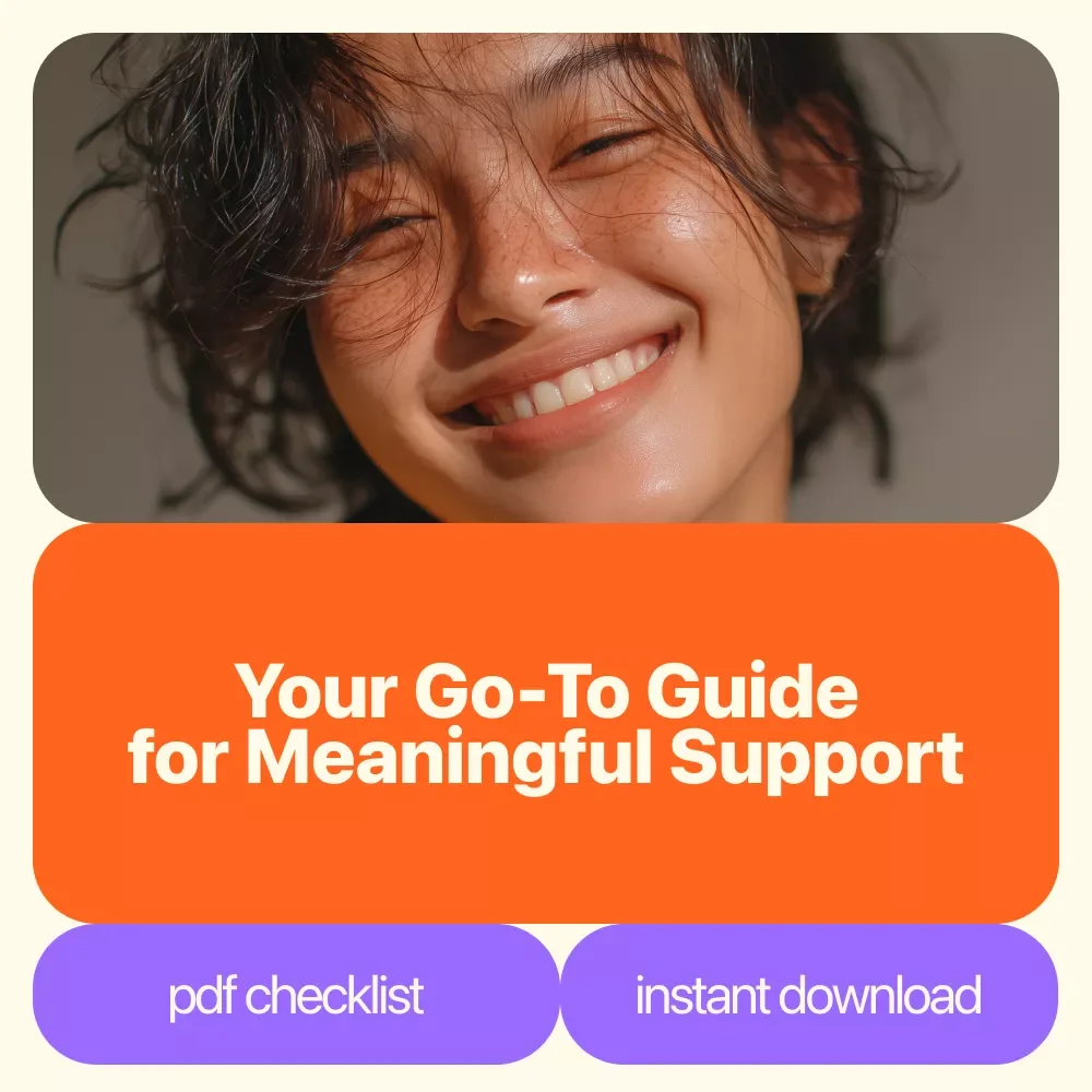 Checklist: Lift Their Worth — Your Go-To Guide for Meaningful Support | Practical, Compassionate Help for Effective ways to support someone struggling with self-worth