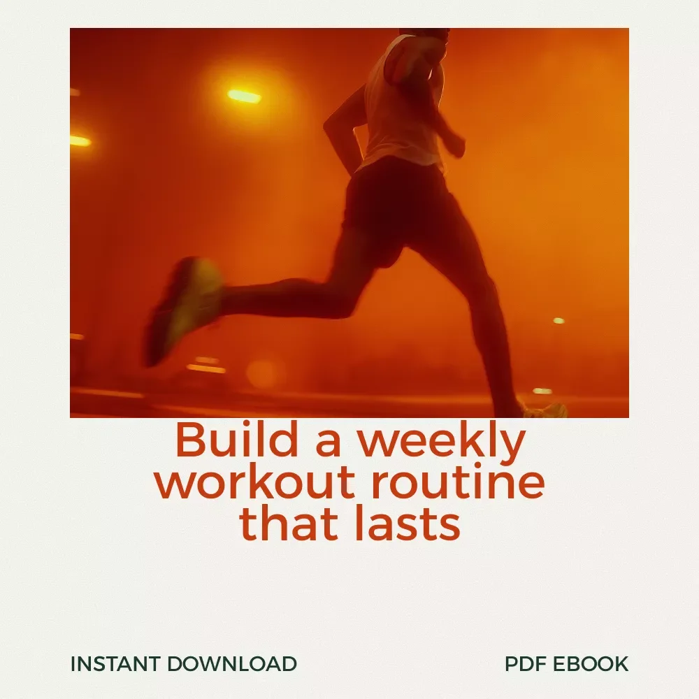 The Ultimate Weekly Workout Blueprint: Build Strength, Boost Energy & Stay Consistent | Weekly Workout Routine eBook