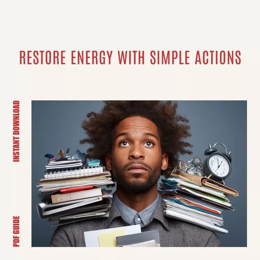 Burnout Rescue Checklist: Your Go-To Guide for Staying Energized and In Control | Digital Checklist for Recognizing the Signs and Symptoms of Burnout