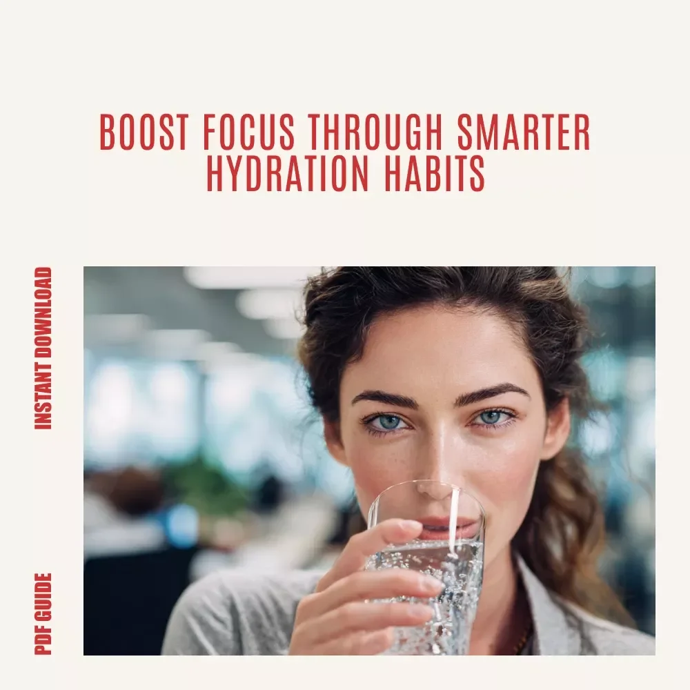 Hydration Breaks: Unlock Laser Focus with Every Sip | Focus & Productivity Ebook | hydration breaks: how water boosts focus