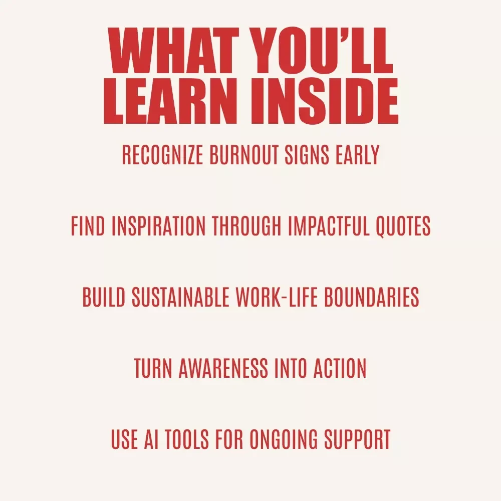 Burnout to Breakthrough: Quotes That Illuminate, Inspire, and Reset Your Work Life – Digital Download Guide to Overcome Exhaustion and Reclaim Balance