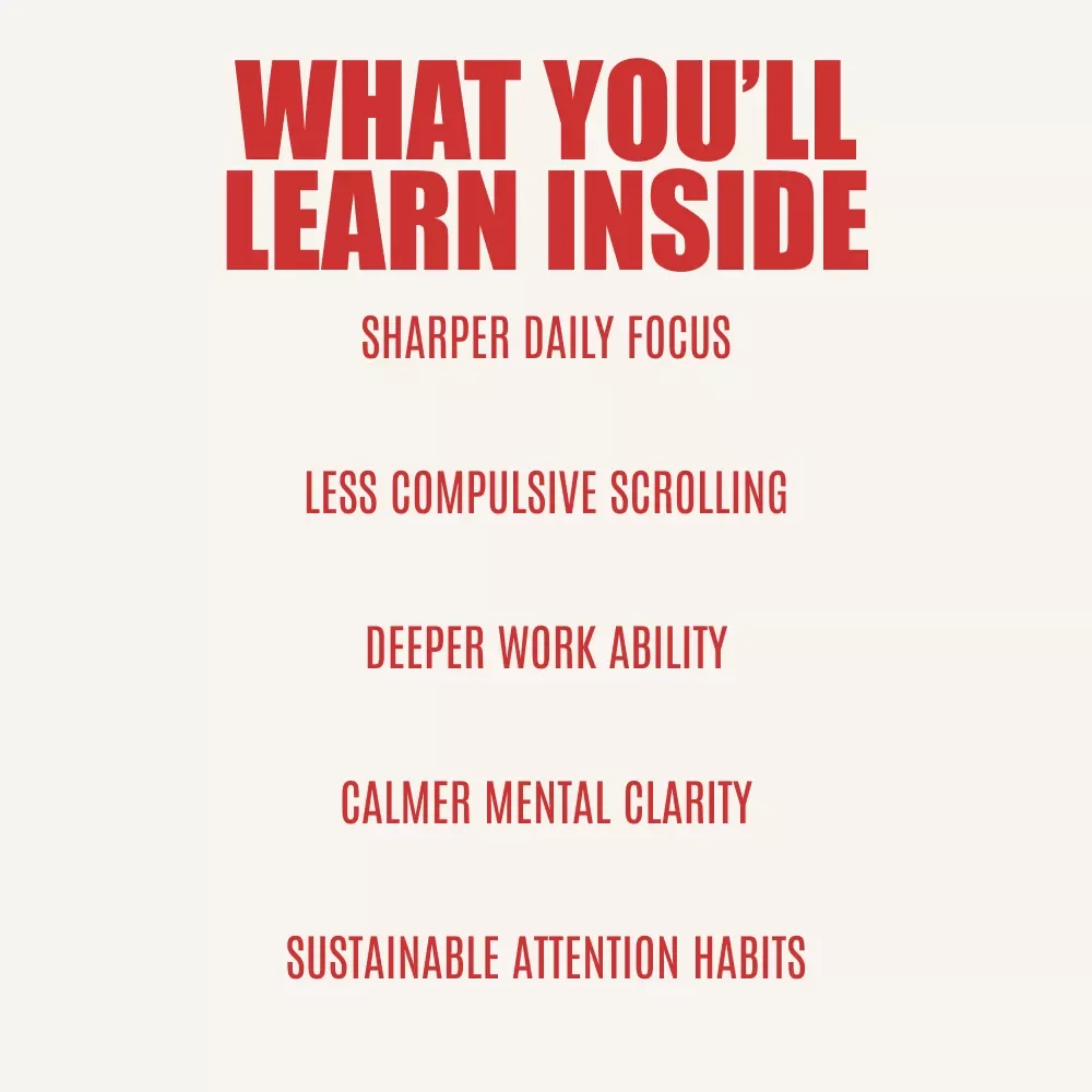 From Scroll to Focus: Reclaiming Your Mind in the Age of TikTok Brain | Focus, Attention Reset & Strategies to Combat 