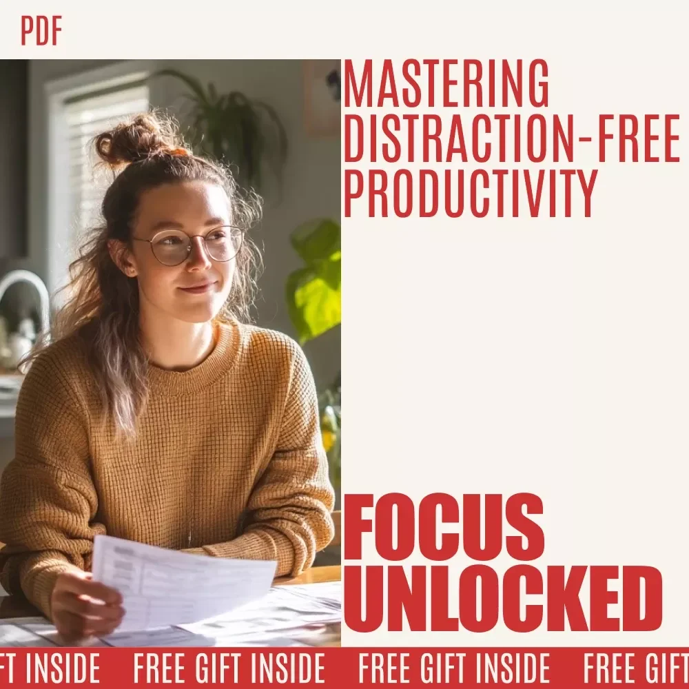 Focus Unlocked: Mastering Distraction-Free Productivity in a Noisy World – A Practical Guide with Proven Ways to Minimize Distractions and Focus