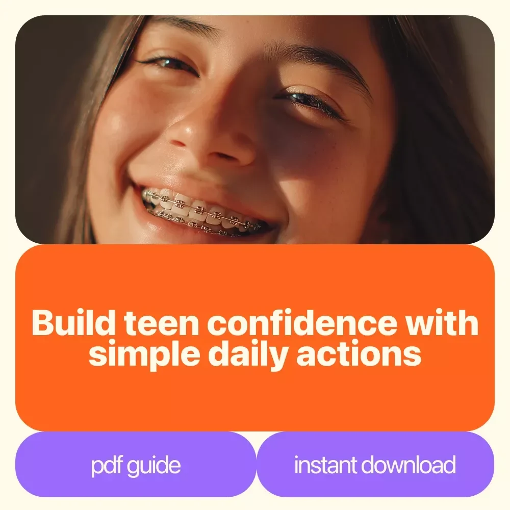 The Ultimate Teen Confidence Checklist: Shine Bright Every Day | Printable Guide for how to improve self esteem in adolescence