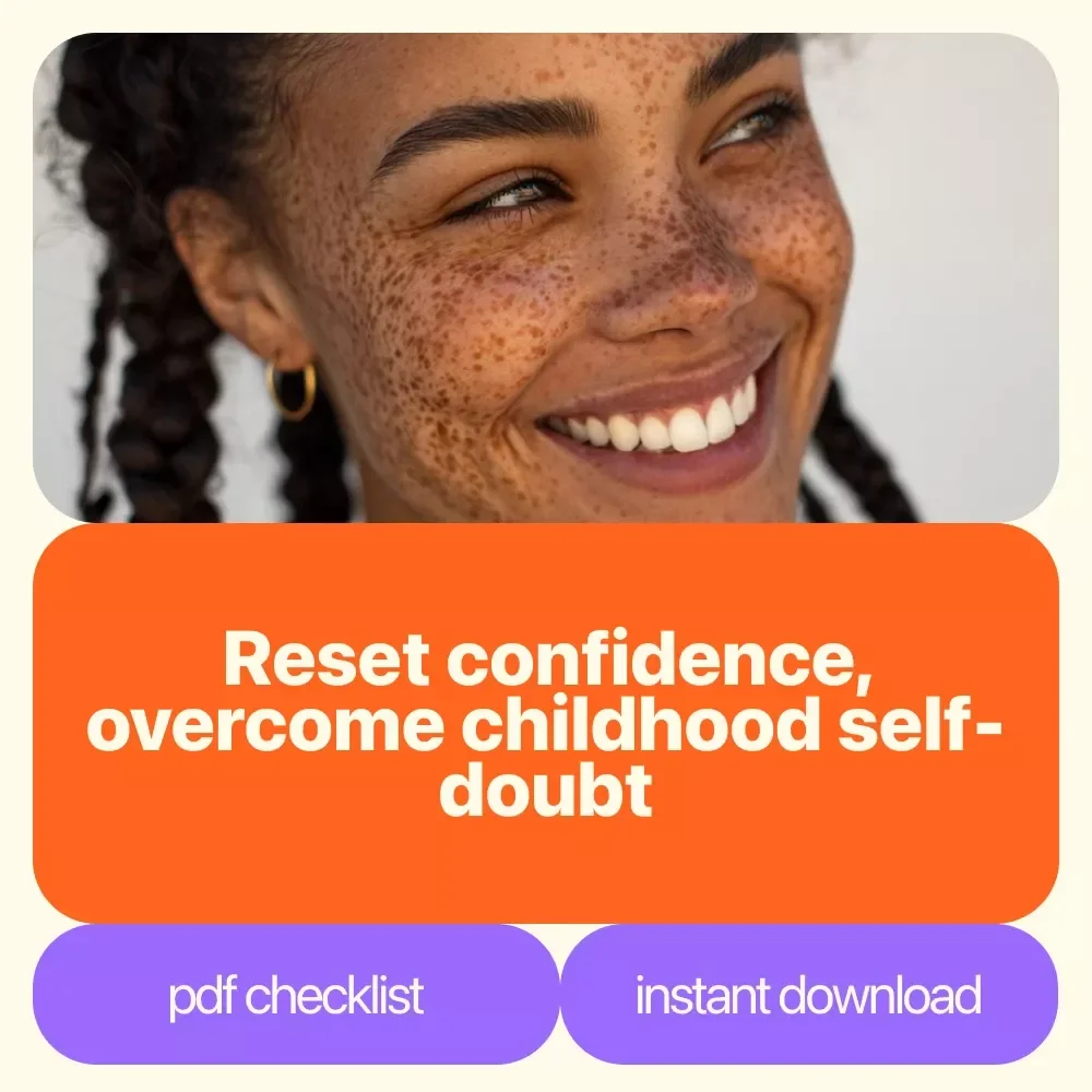 Confidence Reset in 30 Days – The Fun & Fearless Checklist | How to Overcome Low Self Esteem from Childhood Digital Guide