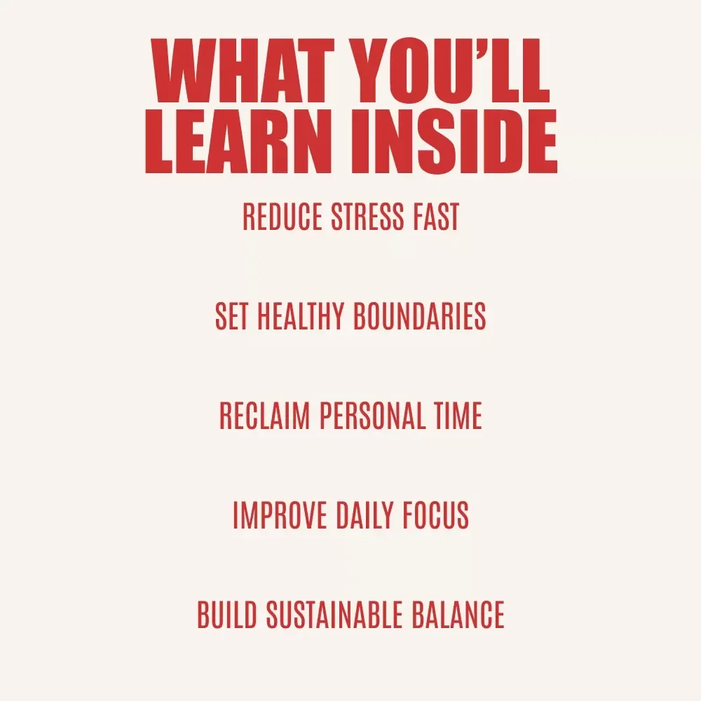 Balance Unlocked: Mastering Work and Life Harmony in a Busy World | Ebook Guide on how to achieve work life balance for Professionals & Entrepreneurs