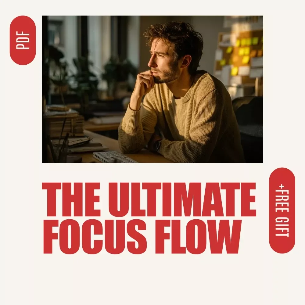 The Ultimate Focus Flow Checklist: Your Step-by-Step Guide to Peak Productivity | Digital Productivity Checklist for How to Use Focus Timers and Trackers Effectively | Printable & Downloadable Focus System