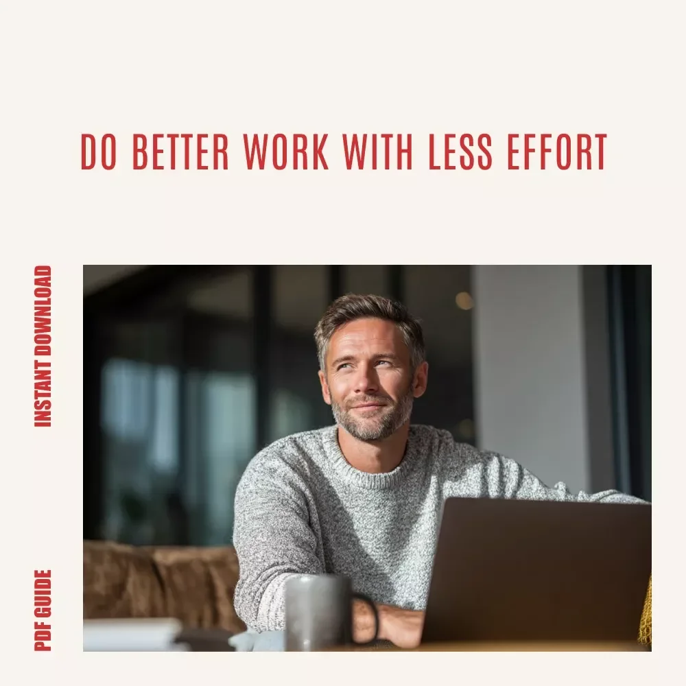 Less is More: Mastering Quality Over Quantity at Work | Ebook Guide on How to Prioritize Quality Over Quantity in Work