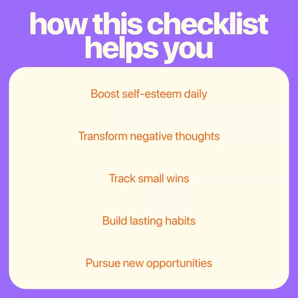 Confidence Reset in 30 Days – The Fun & Fearless Checklist | How to Overcome Low Self Esteem from Childhood Digital Guide