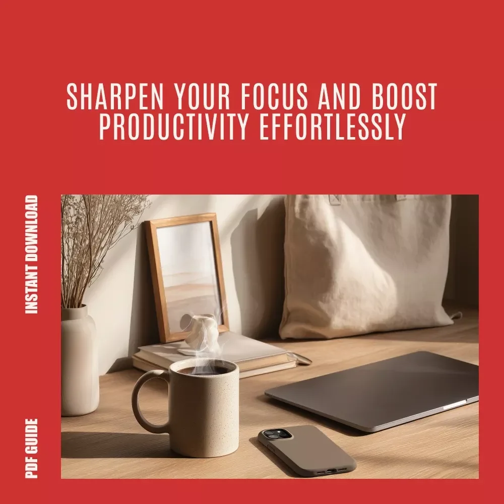 Laser Mind: A Practical Guide to Sharpening Your Focus - eBook, Digital Download for Boosting Productivity