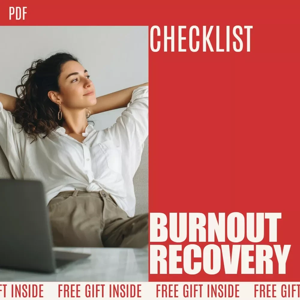 Burnout Recovery Checklist: Reclaim Your Time and Energy | How to Recover from Toxic Productivity Burnout Digital Checklist
