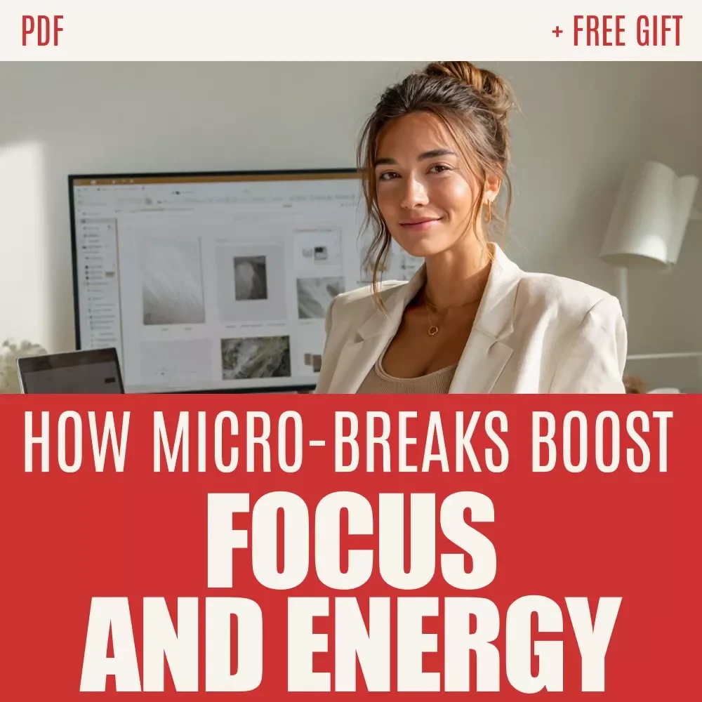 The Power of Pausing: How Micro-Breaks Boost Focus and Energy | Productivity eBook on how micro-breaks improve focus